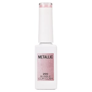 Ημιμόνιμο Βερνίκι Νυχιών Bubble Gum Glam Νο 290 Ροζ Μεταλικό 10ml