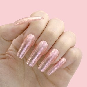 Nail Gel Polish No 291 Pink Glitter 10ml