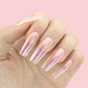 Shellac UV& Led No 292 Weiss irisierend Glitter, 10ml