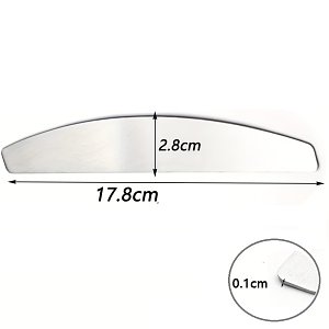 Professional Stainless Steel Half Moon Nail File Base