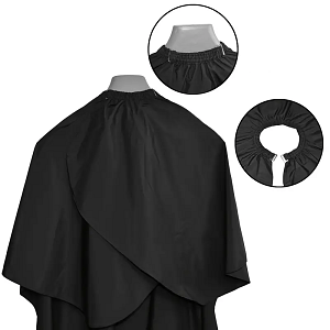 Barber Cape, Black Color 150 x 128cm