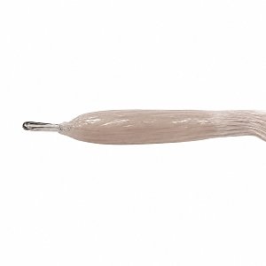 Nano Ring Hair Extensions Natural Hair #GREY 50cm 10pcs