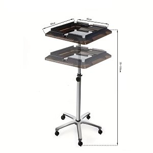 Height Adjustable Hair Extension Stand with Wheels