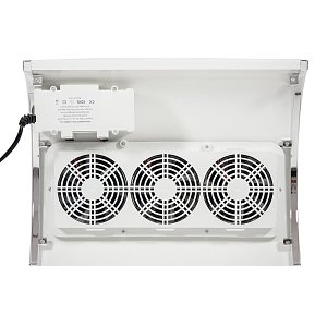 Nail Dust Absorber with 3 Fans White