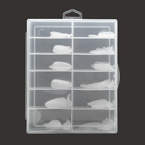 Soft Gel Nail Tips Almond Medium Clear 100pcs
