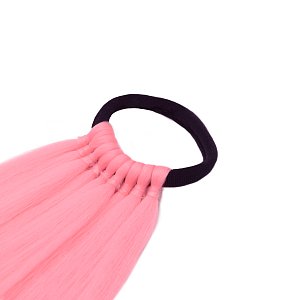 Hair Ponytail for Braid or Straight 65cm Pink, Purple, Blue & Yellow