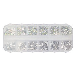 Nail Art Rhinestone Iridizon - White 420pcs