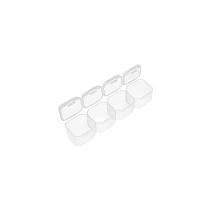Case for Nail Art Accessories Plastic 28 Places