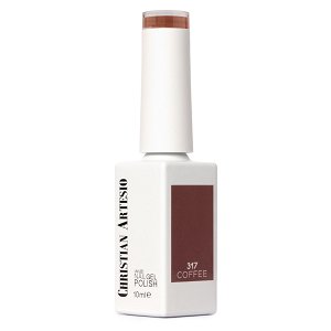 Nail Gel Polish Coffee No 317 Brown 10ml