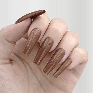 Nail Gel Polish Coffee No 317 Brown 10ml
