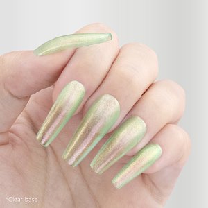 Nail Gel Polish Aurora Effect No 328 Green 10ml