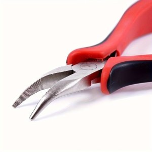 Curved Micro Ring Extension Pliers – For Application & Removal