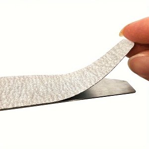 Professional Stainless Steel Half Moon Nail File Base