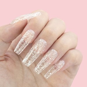 Nail Gel Polish Top No Wipe White Dots No 336 10ml