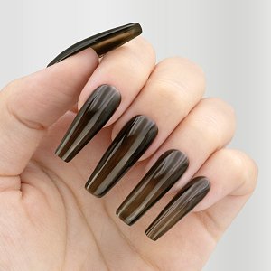 Jelly Glass Top Coat Black No Wipe – Semi-Permanent Gel Polish 10ml