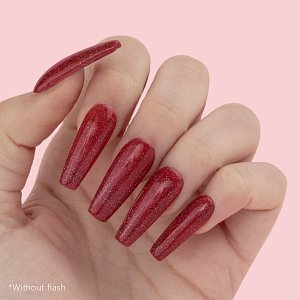 Nail Gel Polish Flashy No 354 Pink/Fuchs Glitter 10ml