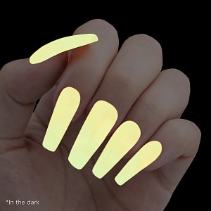 Nail Gel Polish No 359 Orange Glow in the Dark 10ml