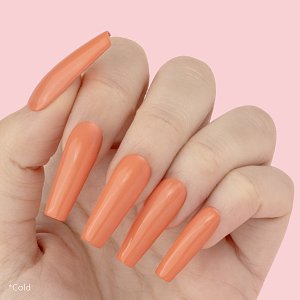 Thermal Nail Gel Polish No 366 Somon/White 10ml