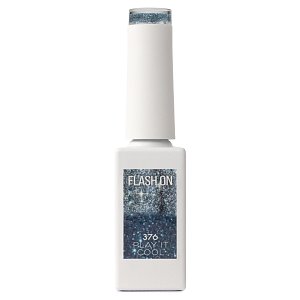Nail Gel Polish Flashy No 376 Blue Glitter 10ml