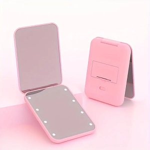 8 LED Compact Makeup Mirror Folding Pocket Size