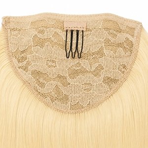 Pferdeschwanz Glatt Echthaar 60cm 100g Hellblond #60