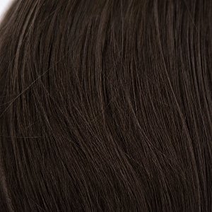 Pferdeschwanz Glatt Echthaar 60cm 100g Dunkelbraun #1B