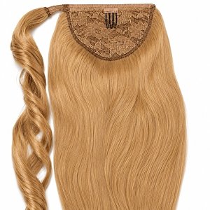 Pferdeschwanz Glatt Echthaar 60cm 100g Blond #8