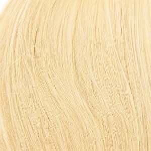 Pferdeschwanz Glatt Echthaar 60cm 100g Hellblond #60