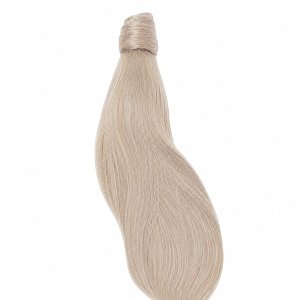 Pferdeschwanz Glatt Echthaar 60cm 100g #Grau
