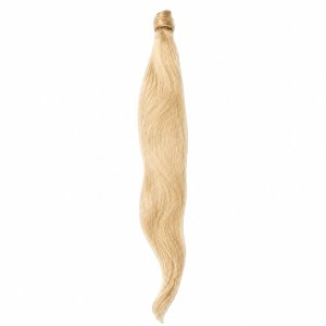 Pferdeschwanz Glatt Echthaar 60cm 100g Hellblond #1001