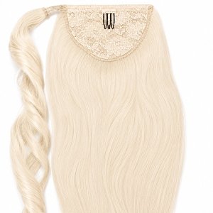Pferdeschwanz Glatt Echthaar 60cm 100g #Silber
