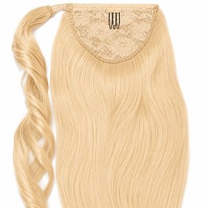 Pferdeschwanz Glatt Echthaar 60cm 100g Hellblond #1001