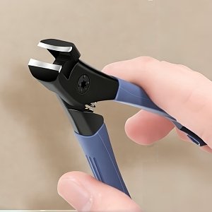 Heavy Duty Nail Clipper for Thick & Acrylic Nails with Safety Cover