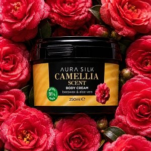 AuraSilk Korpercreme Camellia 250ml
