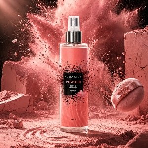 AuraSilk Korperspray Body & Hair Mist Powder 200ml