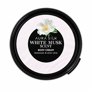 AuraSilk Korpercreme White Musk 250ml