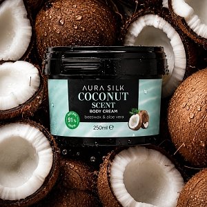 AuraSilk Korpercreme Kokosnuss 250ml