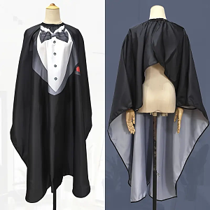 Barber Haircut Cape with Tuxedo Design – Durable & Waterproof