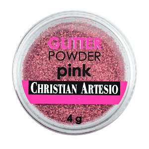 Nail Art Holographic Powder Pink 4g