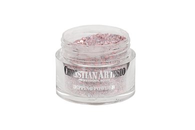 Rosa Glitzer-Pailletten Dip Powder No 49, 28g