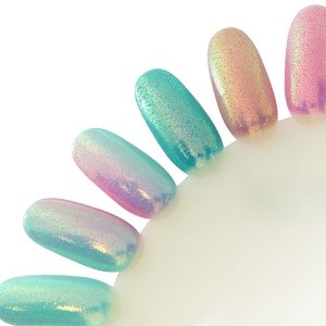 Nail Art Mermaid Effect Powder White 3g