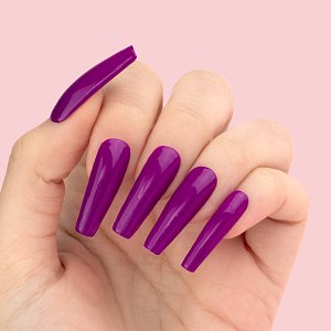 Nail Gel Polish No 406 Dark Purple 10ml