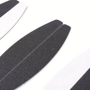 Replacement Half-Moon Nail File Refill Set Black #100 grit 50pcs