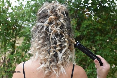 Hair Curling Wand for Very Intense Curls 9mm