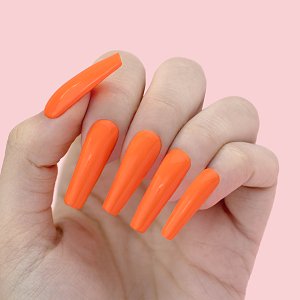 Nail Gel Polish No 420 Neon Orange 10ml