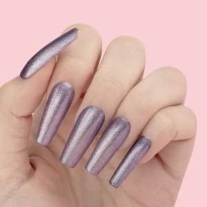 Nail Gel Polish No 443 Purple Metallic 10ml