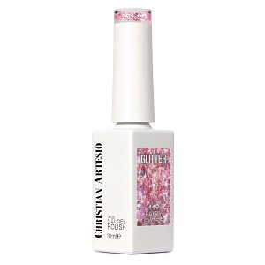 Ημιμόνιμο Βερνίκι Νυχιών Fairy Floss Νο 449 Ροζ Glitter 10ml