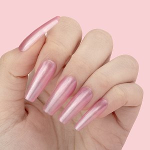 Nail Gel Polish No 450 Pink Metallic 10ml
