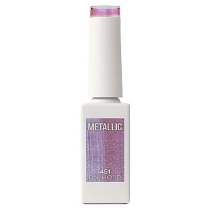 Nail Gel Polish No 451 Pink Purple Metallic 10ml