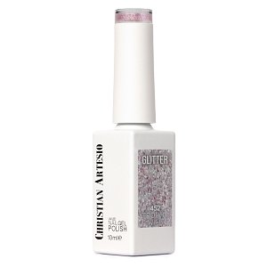 Nail Gel Polish No 452 Pink Glitter 10ml